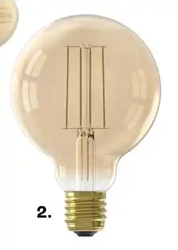 Kwantum Lichtbronnen Led 4,5W E27, dim, goud aanbieding