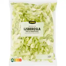 Jumbo Jumbo Gesneden IJsbergsla 400 g aanbieding