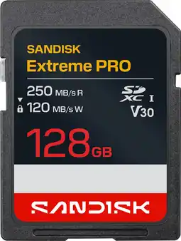 Coolblue SANDISK Extreme PRO SDXC 128GB 120MB/s aanbieding