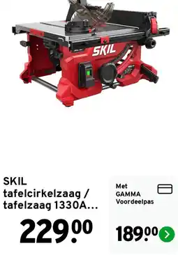 GAMMA SKIL tafelcirkelzaag / tafelzaag 1330A... aanbieding