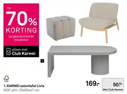 Karwei Karwei salontafel livia aanbieding