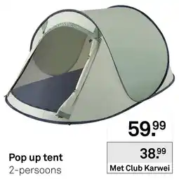 Karwei Pop up tent aanbieding