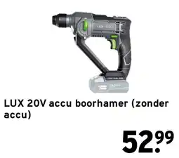 GAMMA LUX 20V accu boorhamer aanbieding