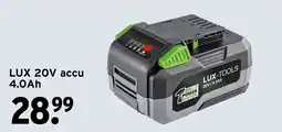 GAMMA lux-tools 20v accu 4.0ah aanbieding