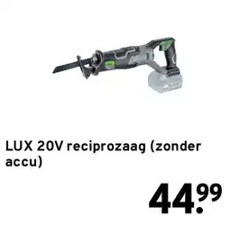 GAMMA LUX 20V reciprozaag aanbieding