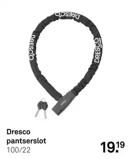 Karwei Dresco pantserslot 100/22 aanbieding