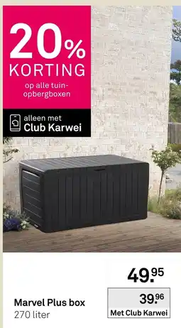 Karwei Marvel Plus box aanbieding