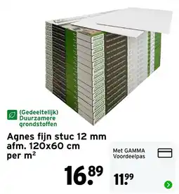 GAMMA Agnes fijn stuc 12 mm aanbieding