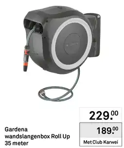 Karwei Gardena wandslangenbox Roll Up 35 meter aanbieding