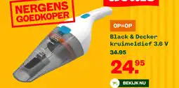 Welkoop Black & decker kruimeldief 3.6 v aanbieding