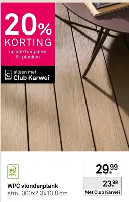 Karwei Club Karwei WPC vlonderplank aanbieding