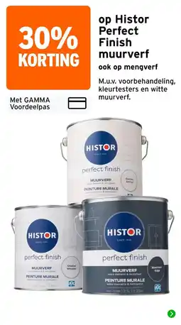 GAMMA Histor perfect finish muurverf aanbieding