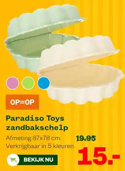 Welkoop Paradiso Toys zandbakschelp aanbieding