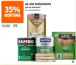 GAMMA jacq lijnolie beits aanbieding