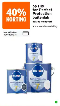 GAMMA Histor perfect protection buitenlak aanbieding
