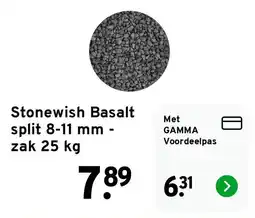GAMMA Stonewish Basalt aanbieding
