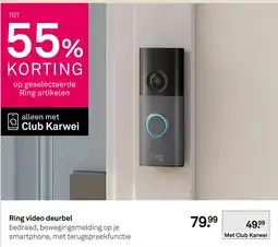 Karwei Ring video deurbel aanbieding