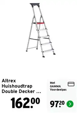 GAMMA Altrex Huishoudtrap Double Decker aanbieding