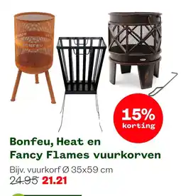 Welkoop Bonfeu, Heat en Fancy Flames vuurkorven aanbieding