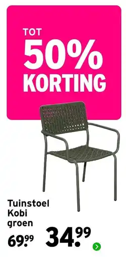 GAMMA Kobi tuinstoel groen aanbieding