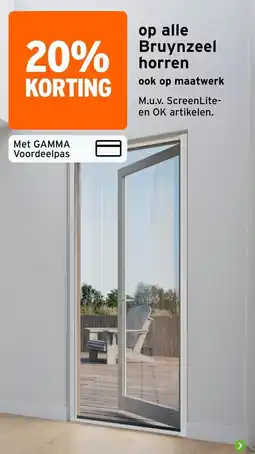 GAMMA Bruynzeel horren aanbieding