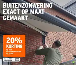 GAMMA buitenzonwering aanbieding