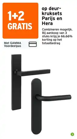 GAMMA Deurkruksets parijs en hera aanbieding