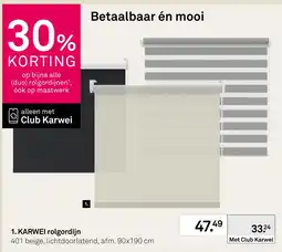 Karwei KARWEI rol gordijn aanbieding