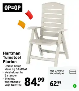 GAMMA Hartman Tuinstoel Florion aanbieding