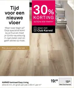 Karwei Karwei laminaat Easy Living aanbieding