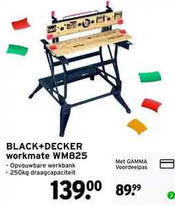 GAMMA Black+decker workmate WM825 aanbieding