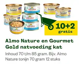 Welkoop Almo Nature en Gourmet Gold natvoeding kat aanbieding