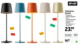 GAMMA Tafellamp Kaami aanbieding