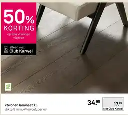 Karwei vtwonen laminaat XL aanbieding