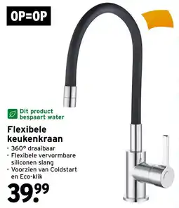 GAMMA OP=OP flexibele keukenkraan aanbieding