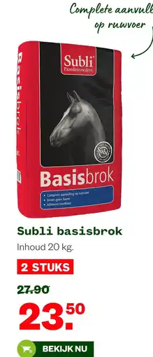 Welkoop Subli basisbrok aanbieding