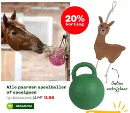 Welkoop Alle paarden speelballen of speelgoed aanbieding