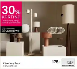 Karwei Karwei Vloerlamp Perry aanbieding