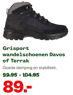 Welkoop Grisport wandelschoenen Davos of Terrak aanbieding