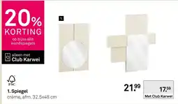 Karwei Spiegel aanbieding