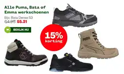Welkoop Puma, Bata of Emma werkschoenen aanbieding