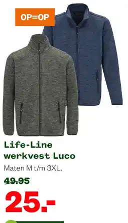Welkoop Life-Line werkvest Luco aanbieding