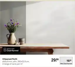 Karwei Viltpaneel Perth aanbieding