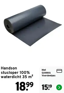 GAMMA Handson stucloper aanbieding