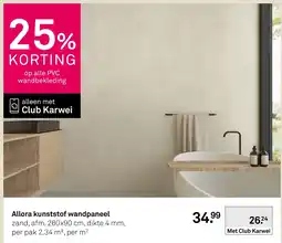 Karwei Allora kunststof wandpaneel aanbieding