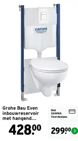 GAMMA Grohe Bau Even aanbieding