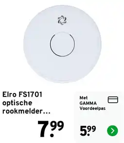GAMMA Elro optische rookmelder FS1701 aanbieding