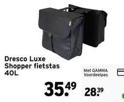 GAMMA Dresco Luxe Shopper fietstas aanbieding
