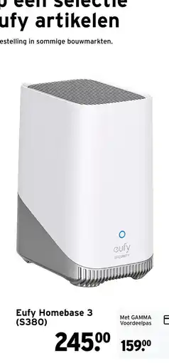 GAMMA eufy Homebase 3 (S380) aanbieding