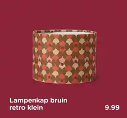 Xenos Lampenkap bruin retro klein aanbieding